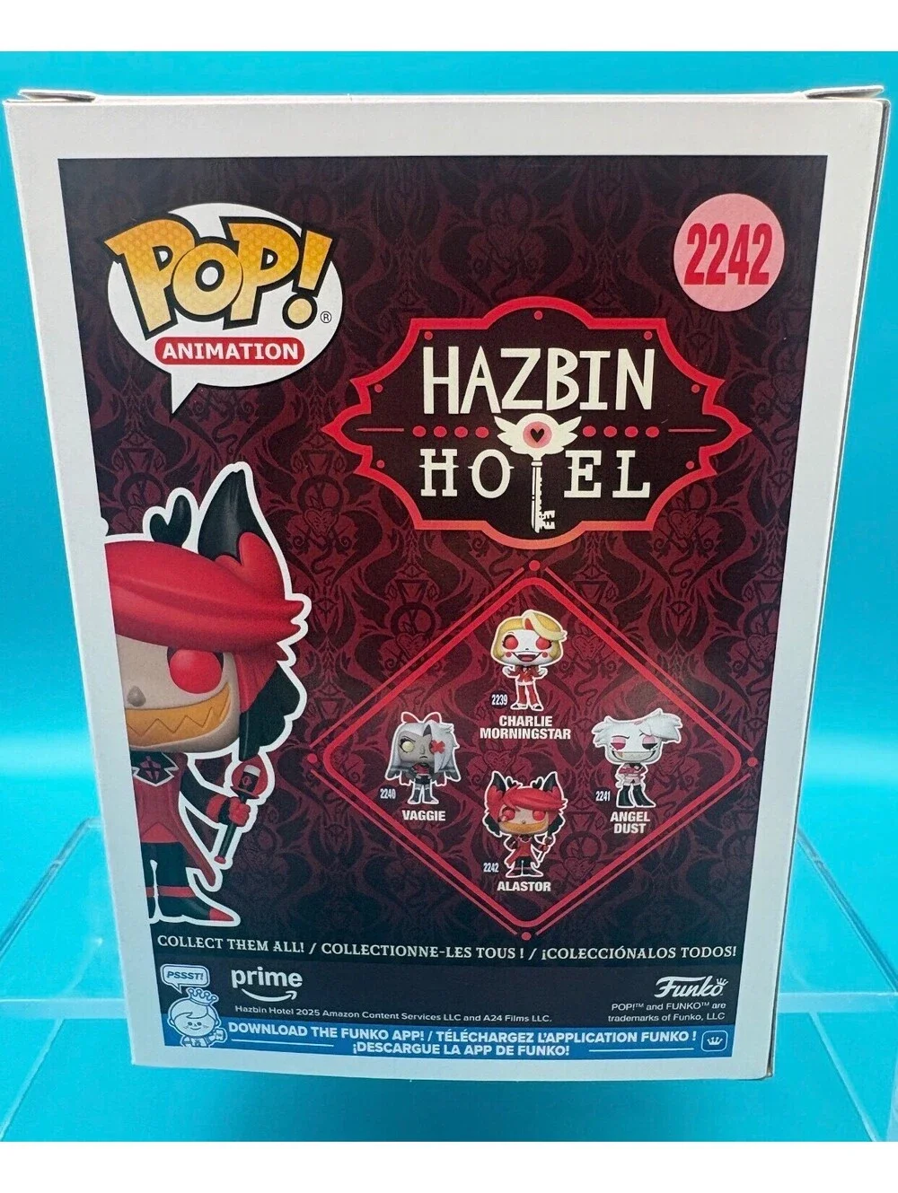 Amir Talai signed Alastor Hazbin Hotel Diamond edition HT exclusive 2242 MAS COA